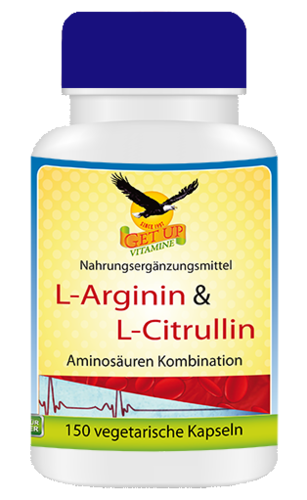 L-Arginin / L-Citrullin, 150 Kapseln