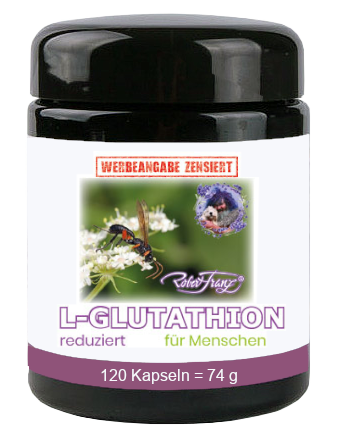 L-Glutathion (reduzierte Form) by Robert Franz, 120 Kapseln