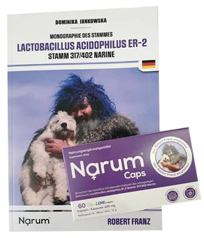 Set Robert Franz - Narum Caps + Lactobacillus Acidophilus Buch