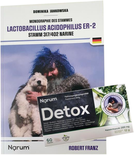 Set Robert Franz - Narum Detox + Lactobacillus Acidophilus Buch