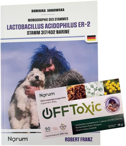 Set Robert Franz - Narum OFFToxic + Lactobacillus Acidophilus Buch